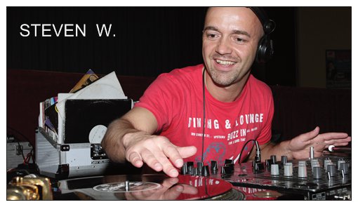 DJ Steven W. Steffen Weber legt auf